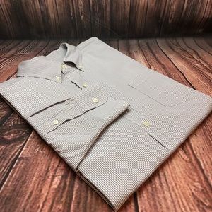 J. Crew Button Shirt Size XL 17-17 1/2 Light Blue